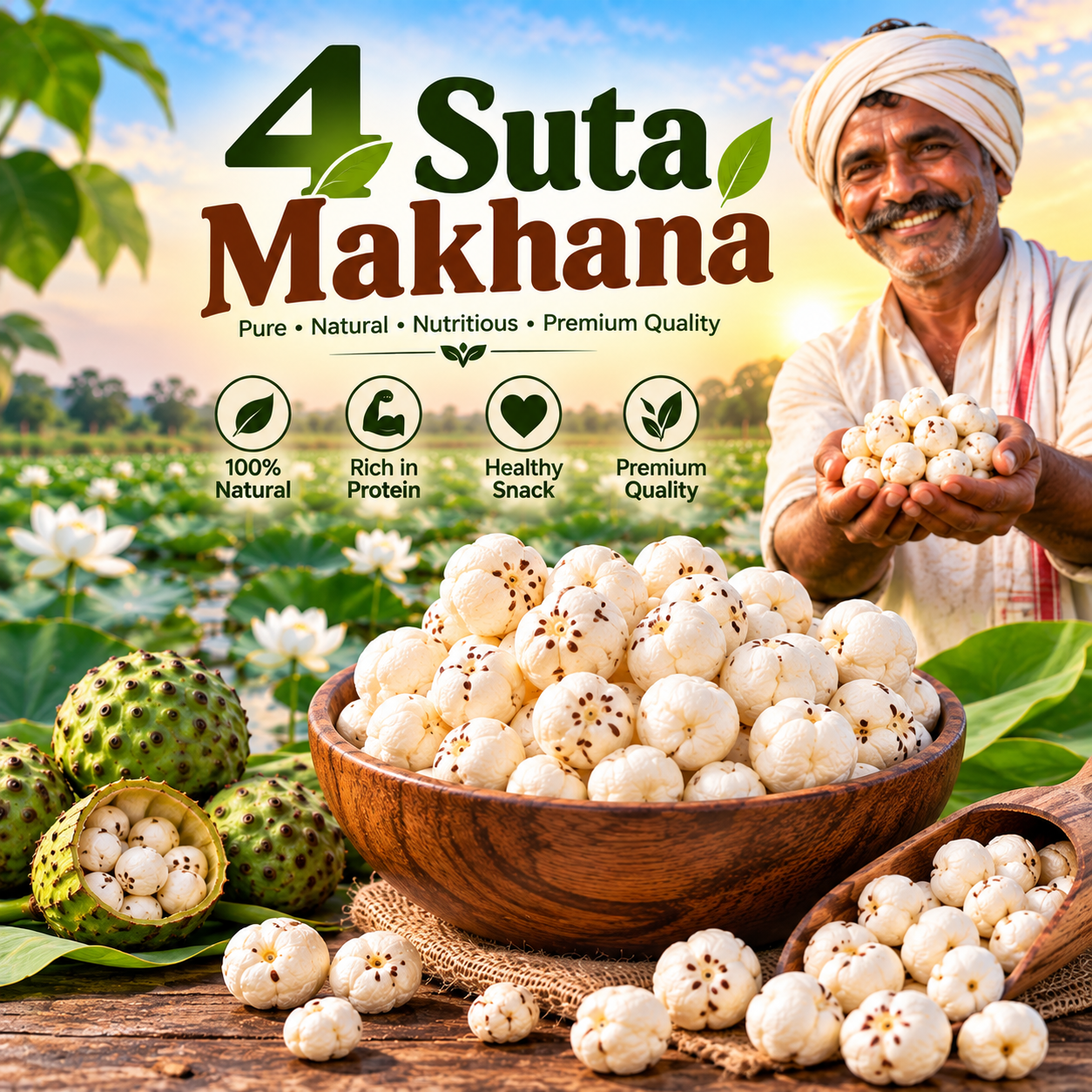4 Suta Makhana